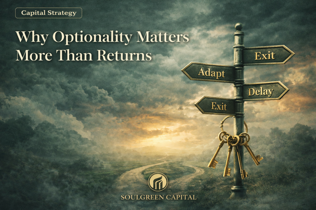 Optionality in capital decision-making